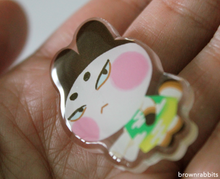 Load image into Gallery viewer, Acrylic Pin Animal Crossing Fang