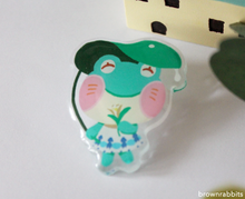 Load image into Gallery viewer, Acrylic Pin Animal Crossing Lily