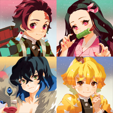 Load image into Gallery viewer, Kimetsu No Yaiba Mini Prints