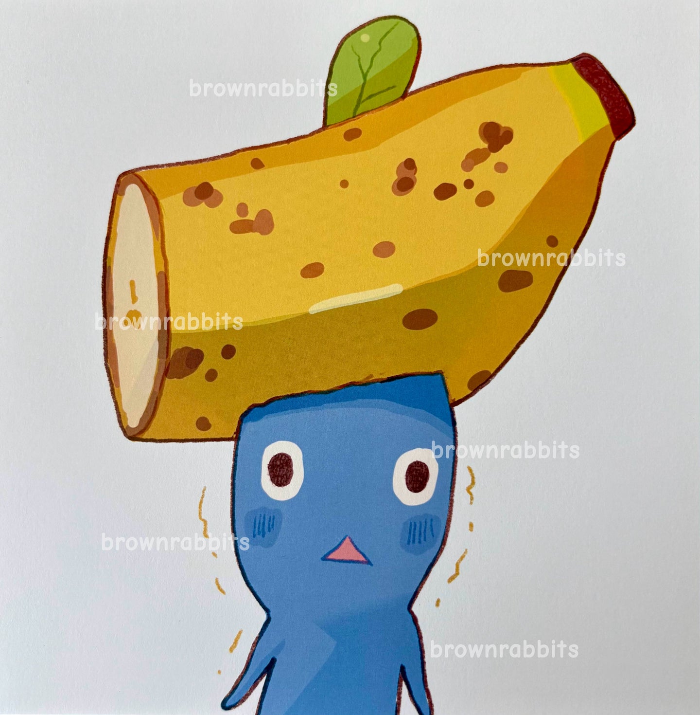 Mini Print - Blue Banana