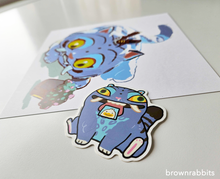 Load image into Gallery viewer, Derpy Die Cut Sticker