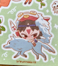 Load image into Gallery viewer, Princess Mononoke Sticker Sheets