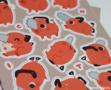 Load image into Gallery viewer, Chainsaw Man: Pochita Sticker Sheet