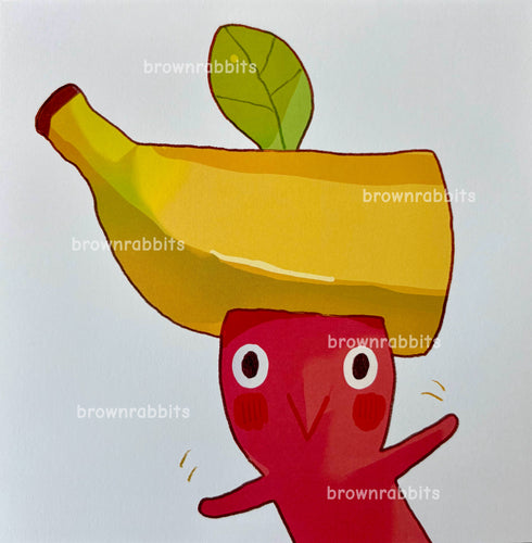Mini Print - Red Banana
