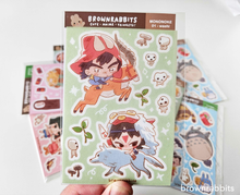 Load image into Gallery viewer, Princess Mononoke Sticker Sheets