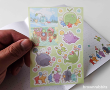 Load image into Gallery viewer, Pikmin Sticker Sheet