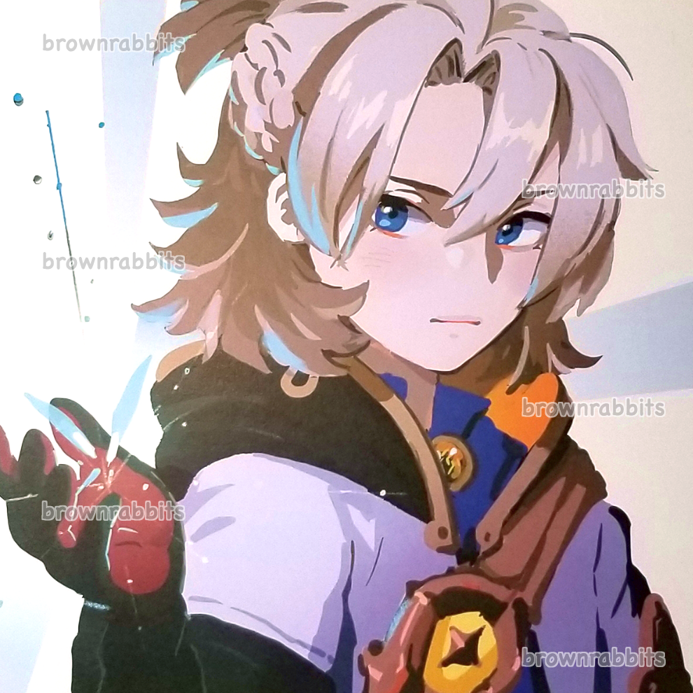 Albedo Square Print – Brownrabbits