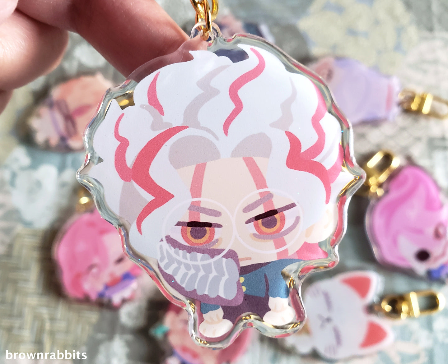 Dandadan Keychain: Okarun Transformed