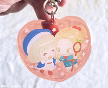 Load image into Gallery viewer, Delicious in Dungeon Keychain: Falin x Marcille (Farcille)