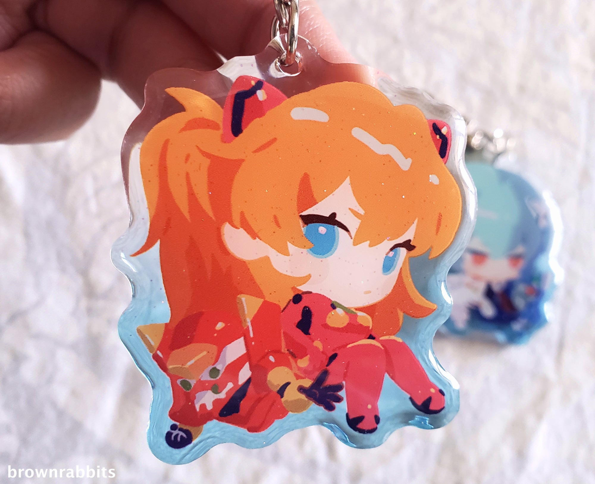 Neon Genesis Evangelion Keychains: Asuka – Brownrabbits