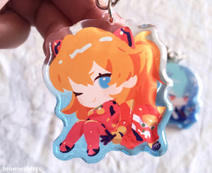 Neon Genesis Evangelion Keychains: Asuka