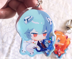 Neon Genesis Evangelion Keychains: Rei