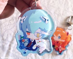 Neon Genesis Evangelion Keychains: Rei