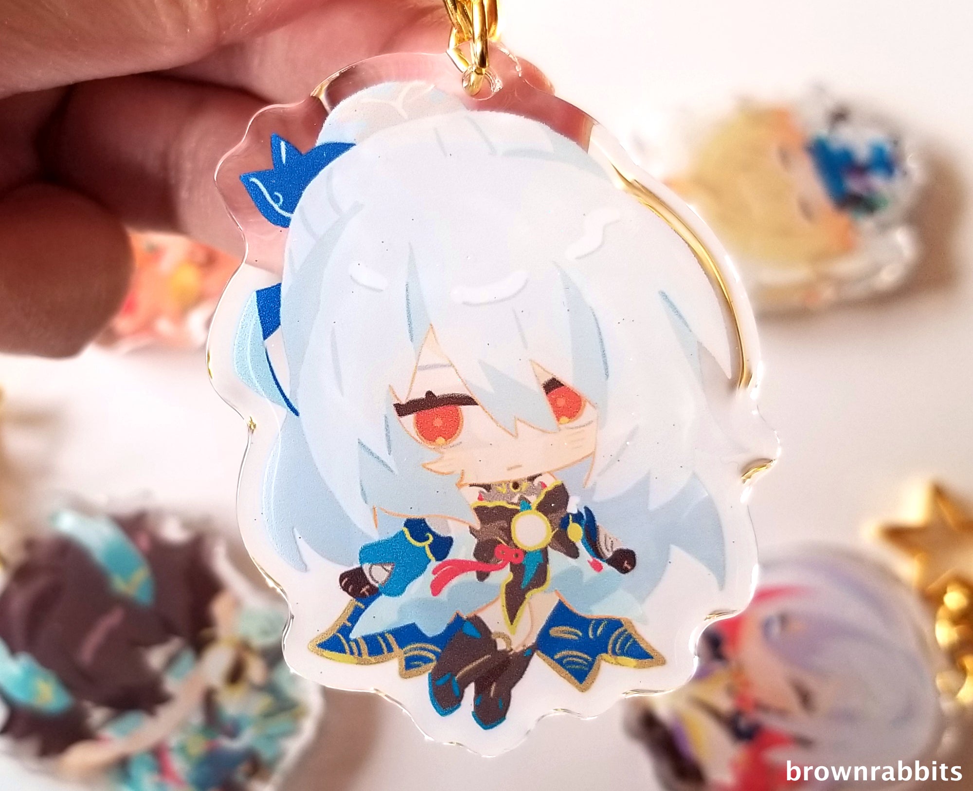 Honkai Star Rail Keychains: Jingliu   Brownrabbits