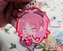 Load image into Gallery viewer, Mahou Shoujo Madoka Magika Keychains: Kyoko Sakura