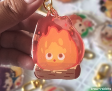 Load image into Gallery viewer, Ghibli Keychains: Calcifer