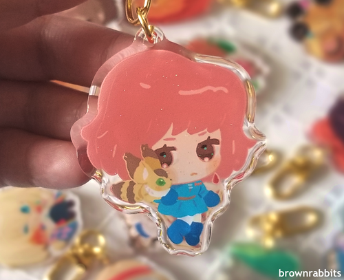 Ghibli Keychains: Nausicaa