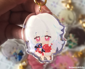 Clara Trinity Keychain Honkai Star Rail Keychains: Clara – Brownrabbits