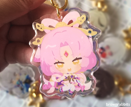Honkai Star Rail Keychains: Fu Xuan