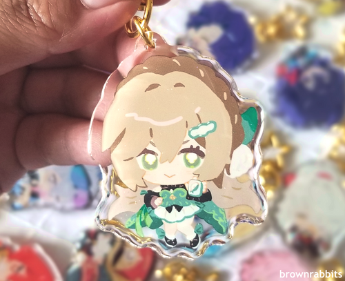Honkai Star Rail Keychains: Qingque
