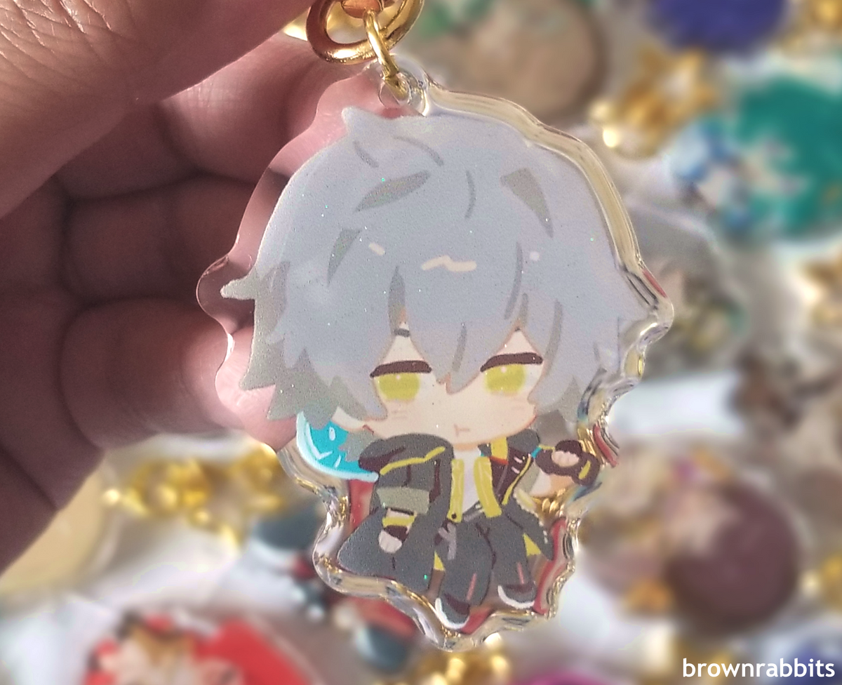 Honkai Star Rail Keychains: Trailblazer Guy (Caelus) – Brownrabbits