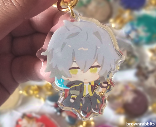 Honkai Star Rail Keychains: Trailblazer Guy (Caelus)