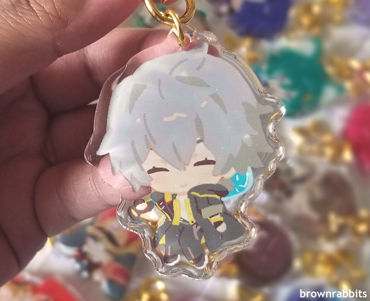 Honkai Star Rail Keychains: Trailblazer Guy (Caelus) – Brownrabbits