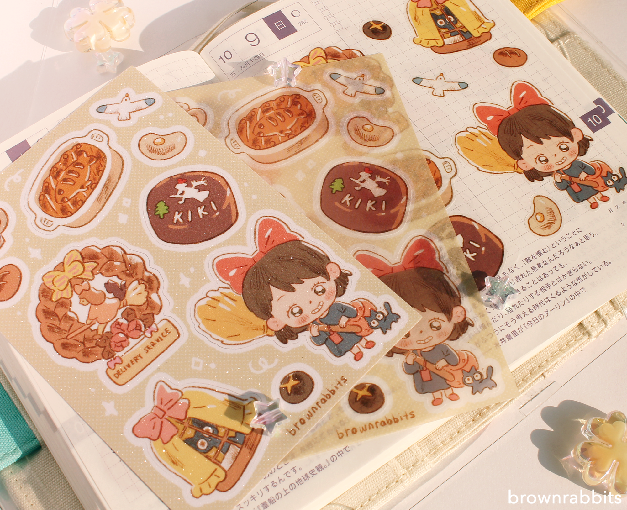 Kiki's Delivery Service Sticker Sheets – Brownrabbits