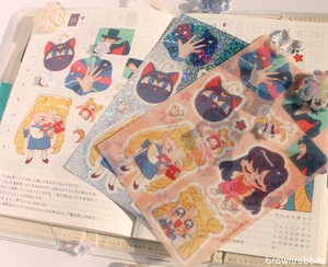 Sailor Moon Sticker Sheets: 01