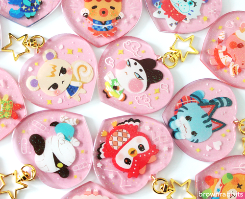 Heart Charm Animal Crossing Bunnie