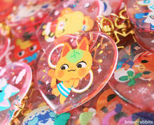 Load image into Gallery viewer, Heart Charm Animal Crossing Lolly