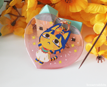 Load image into Gallery viewer, Heart Charm Animal Crossing Ankha