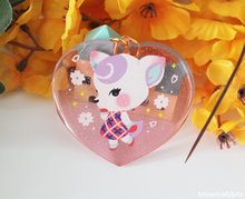 Load image into Gallery viewer, Heart Charm Animal Crossing Diana