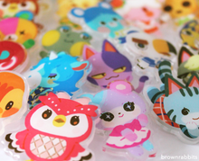 Load image into Gallery viewer, Acrylic Pin Animal Crossing Blathers