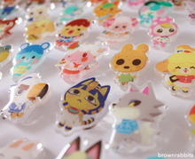 Load image into Gallery viewer, Acrylic Pin Animal Crossing Francine