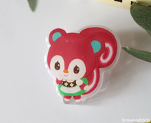 Load image into Gallery viewer, Acrylic Pin Animal Crossing Poppy
