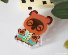 Load image into Gallery viewer, Acrylic Pin Animal Crossing Tom Nook
