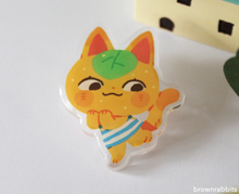 Load image into Gallery viewer, Acrylic Pin Animal Crossing Tangy