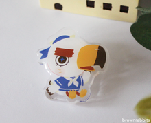 Load image into Gallery viewer, Acrylic Pin Animal Crossing Gulliver