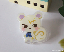 Load image into Gallery viewer, Acrylic Pin Animal Crossing Marshal