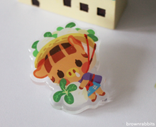 Load image into Gallery viewer, Acrylic Pin Animal Crossing Daisy Mae