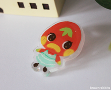 Load image into Gallery viewer, Acrylic Pin Animal Crossing Ketchup