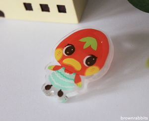 Acrylic Pin Animal Crossing Ketchup