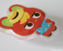 Load image into Gallery viewer, Acrylic Pin Animal Crossing O&#39;Hare