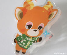 Load image into Gallery viewer, Acrylic Pin Animal Crossing Beau