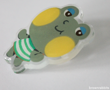 Load image into Gallery viewer, Acrylic Pin Animal Crossing Huck