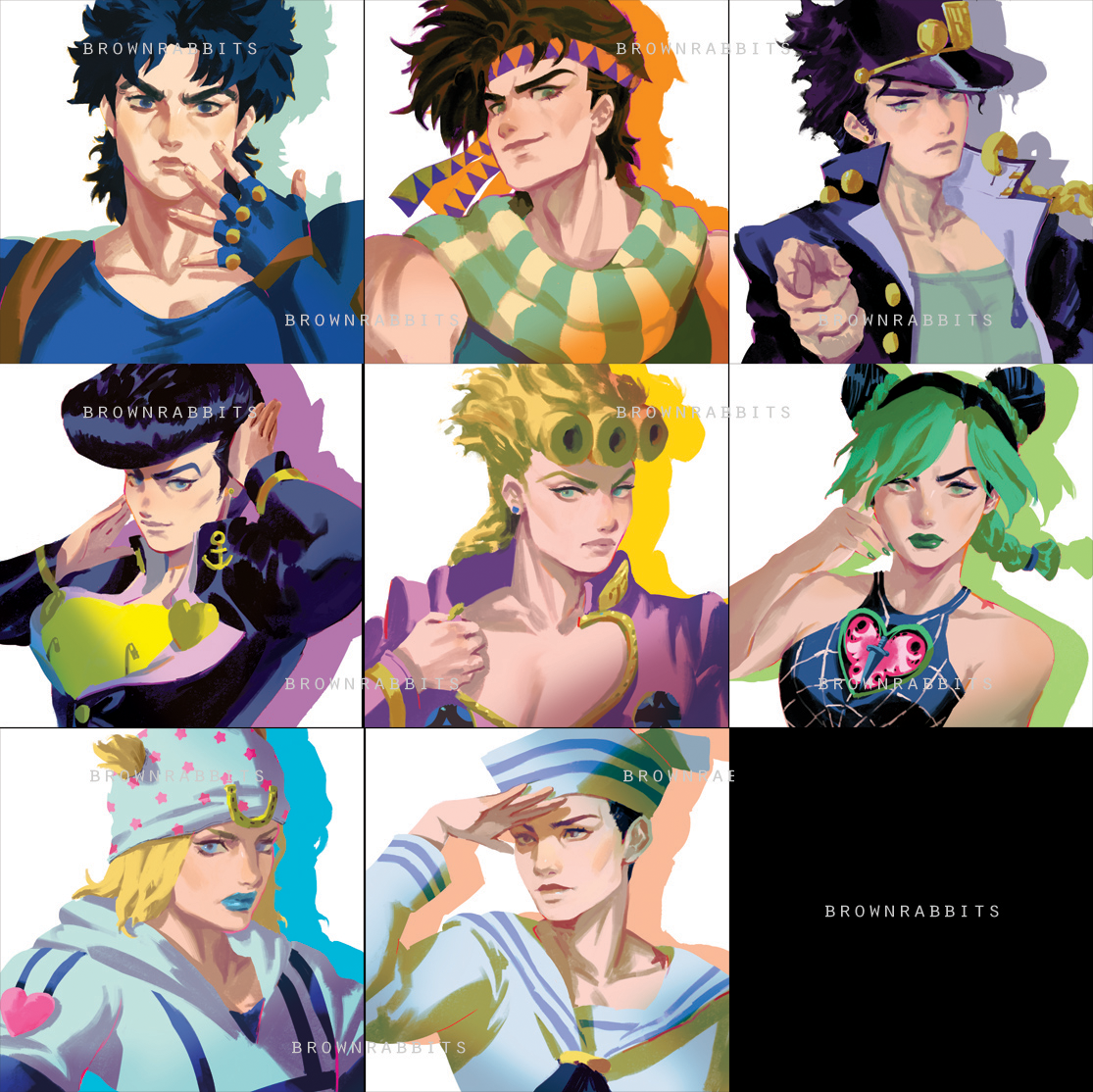 JoJo Square Prints – Brownrabbits