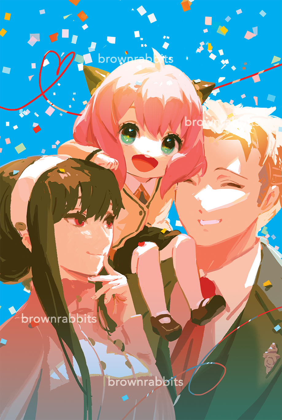 SPY×FAMILY Spy x Family: Family Poster – Brownrabbits