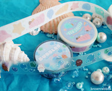 Load image into Gallery viewer, Bubble and Seashell Washi tapes