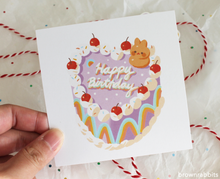 Load image into Gallery viewer, Happy brithday sticker sheet